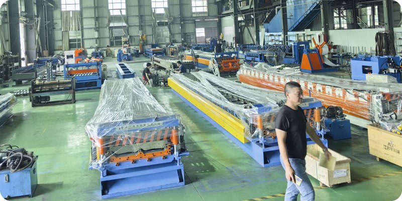 roofing sheet roll forming machine factory