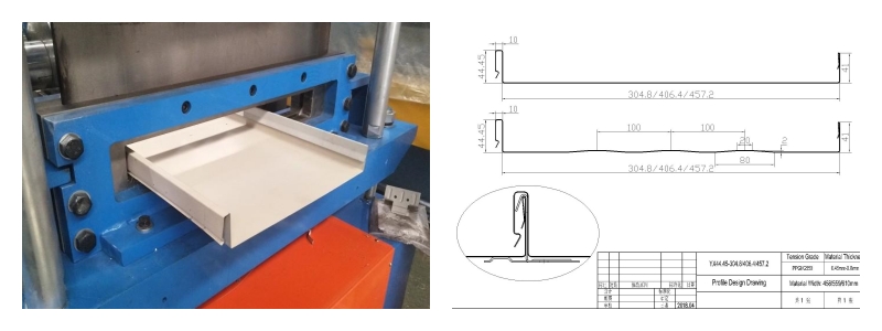 metal roof seamer machine