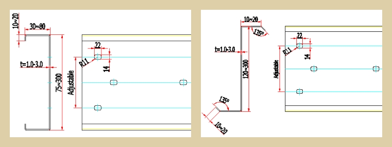 purlin roll forming machine