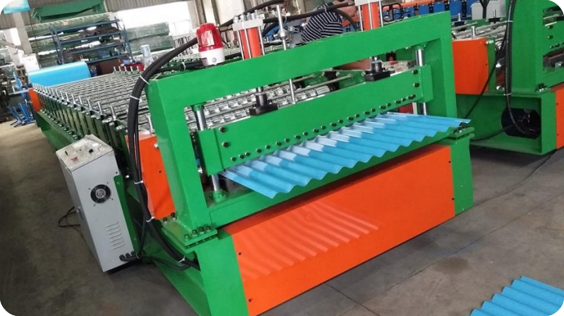 corrugated iron making machine