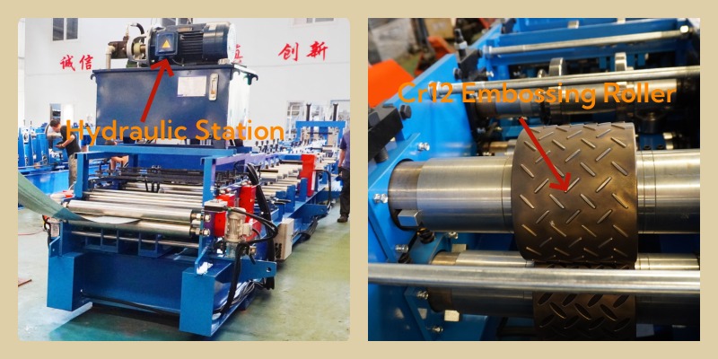 Q235 metal deck roll forming machine