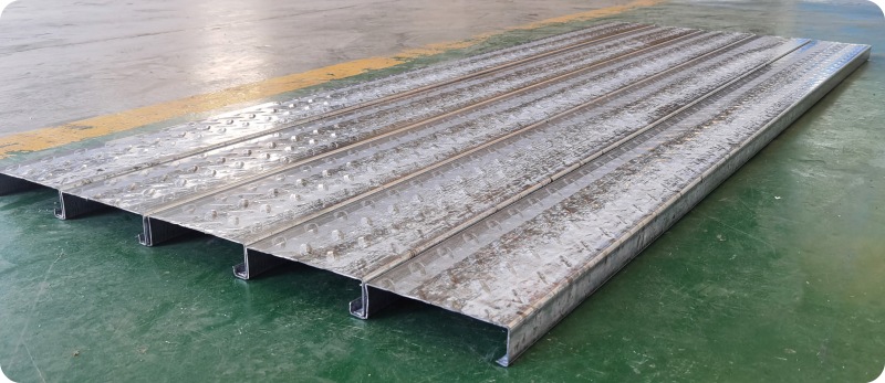 metal decking floor making machine