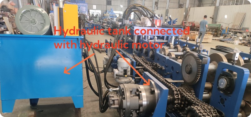 metal purlin forming machine