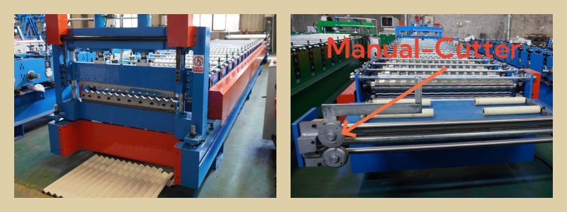 corrugated roof tile making machine