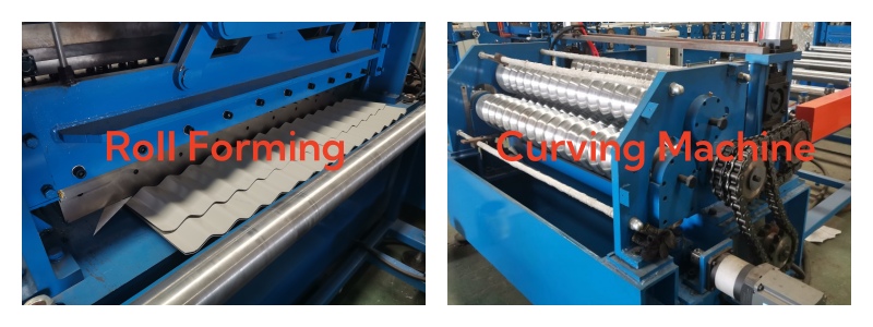 corrugated sheet roll forming machine