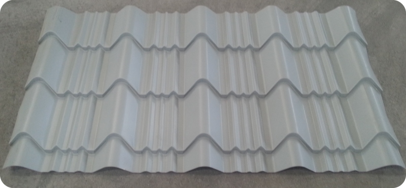 ppgi step tile roof