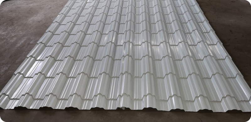 steel metal tile roof