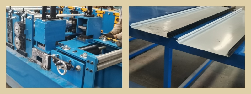 roll forming machine door panel